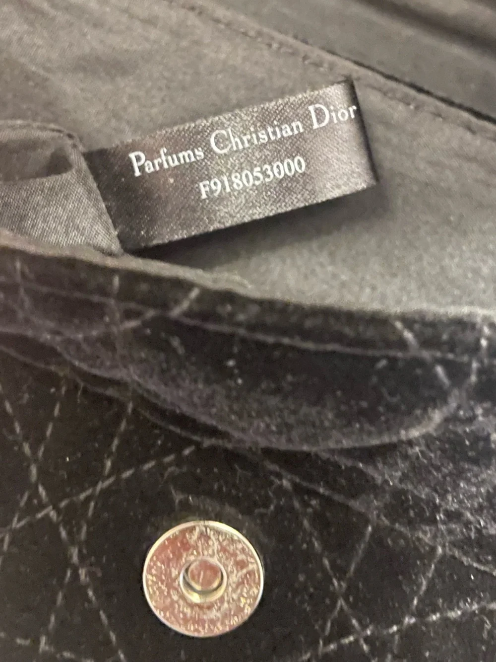 Dior chic velvet